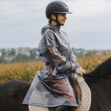 Vêtements de pluie Imperméable transparent